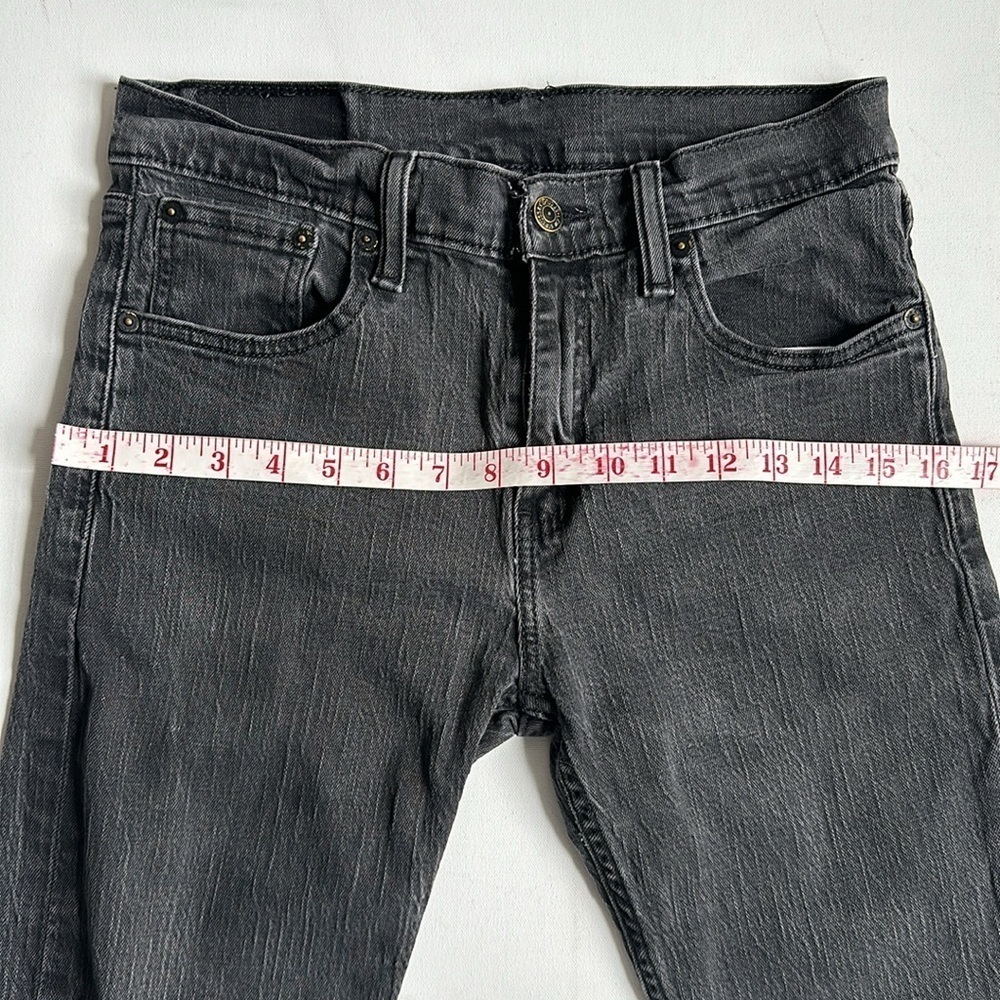 LEVIS 508 men’s washed black straight leg jeans 29X30 regular taper - Picture 9 of 9